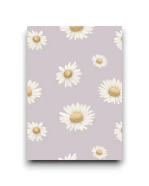 A6 ansichtkaart - Madeliefjes lila