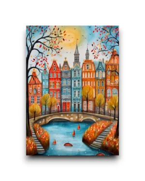 A6 Ansichtkaart - World cities - Amsterdam